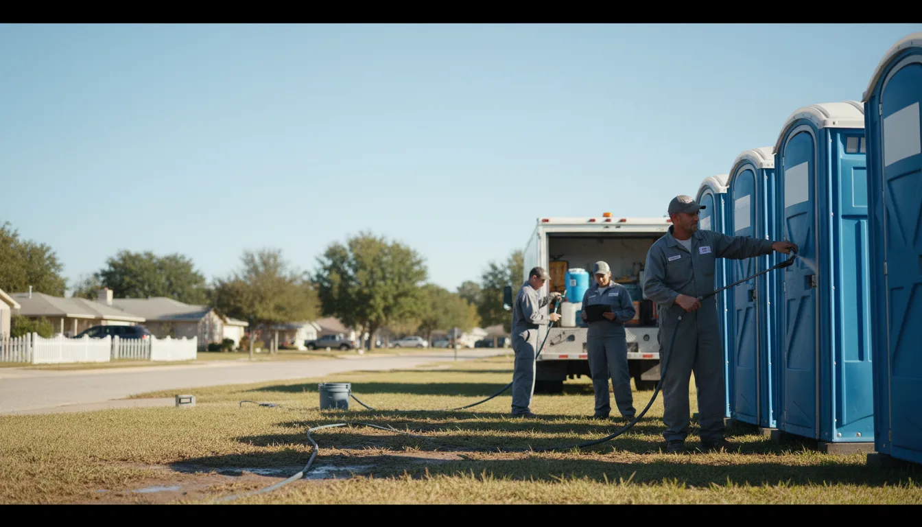 Long-Term Portable Toilet Rental in Dalton, OH near me